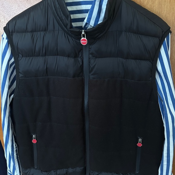 Kiton Vintage Black Vest Sophisticated Jackets
